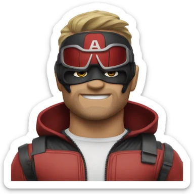 daredevil close up sticker