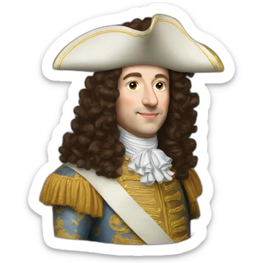 Louis XIV sticker