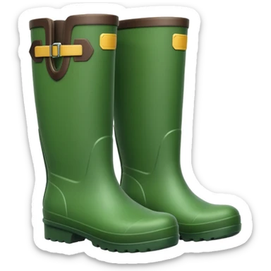 Wellington boot sticker