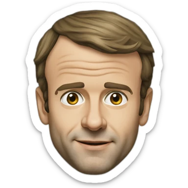 Realist Emmanuel Macron sticker