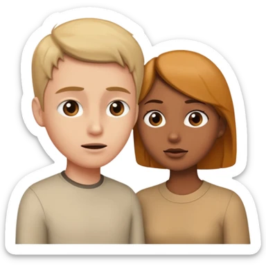 turn taking during a conversation between two humans sticker