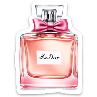 Miss dior perfume  sticker