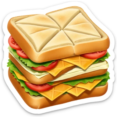 croissand sandwich sticker