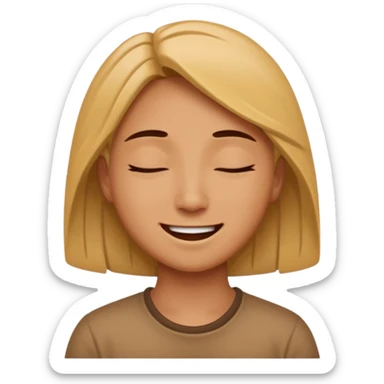 Happy and emotional which is like indescribable sticker