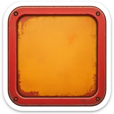 Como el de la izquierda arriba pero que tenga un borde rojo sencillo degradado  sticker