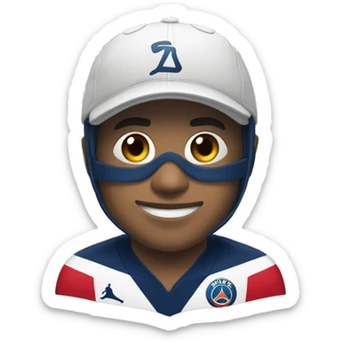Mbappé with mask  sticker
