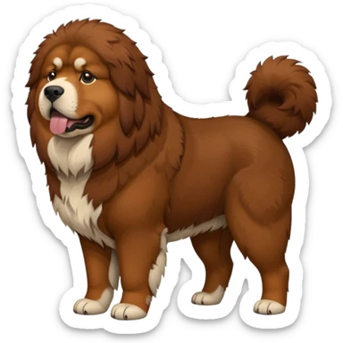Tibetan mastiff sticker
