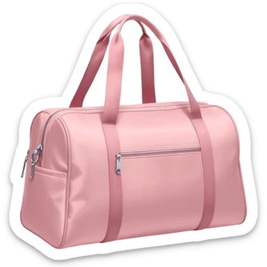 Pastel pink gym bag sticker