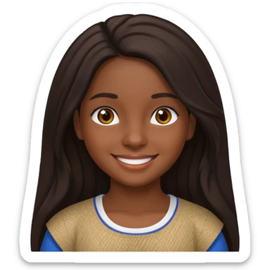 dominican republic girl sticker