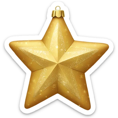 christmas decoration star sticker