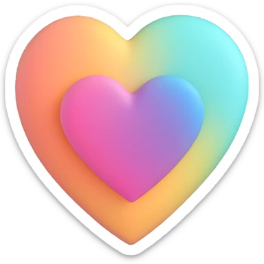 Instagram icon pastel pink and heart sticker