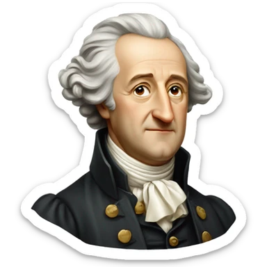Johann Wolfgang von Goethe sticker