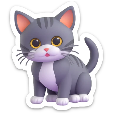 cute kitten sticker