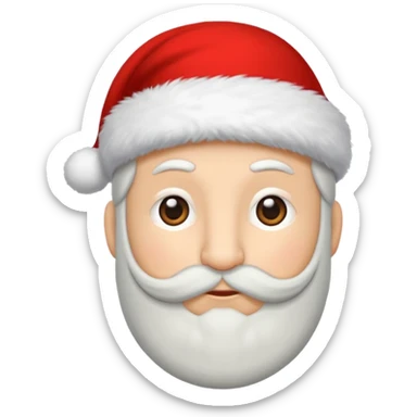 Noel babanın şapkası sticker