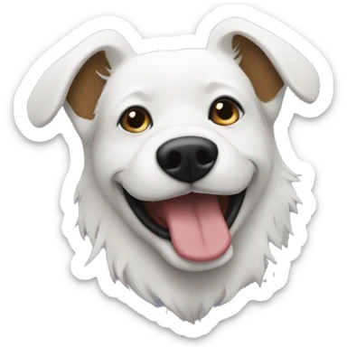 create a sticker where a Jack Rasl dog will be drawn sticker
