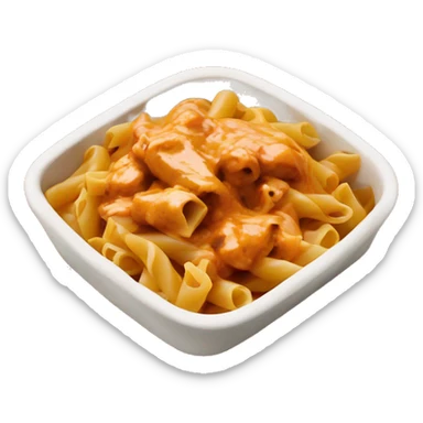 butter chicken pasta dish sticker