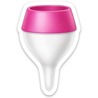 Menstrual cup sticker