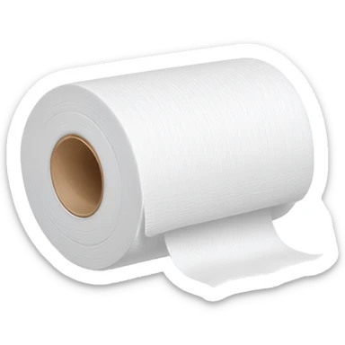 long toilet paper sticker
