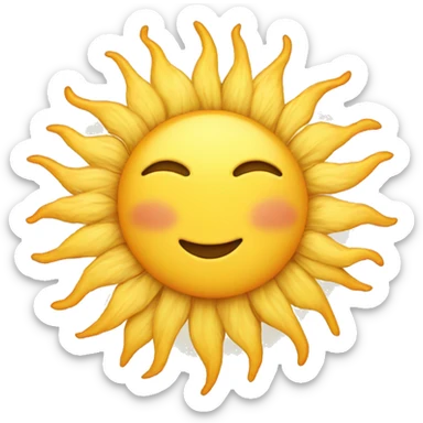 Sun sticker
