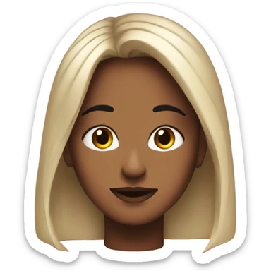 Eminems face with all the girly aesthetics( like clean girl)  sticker