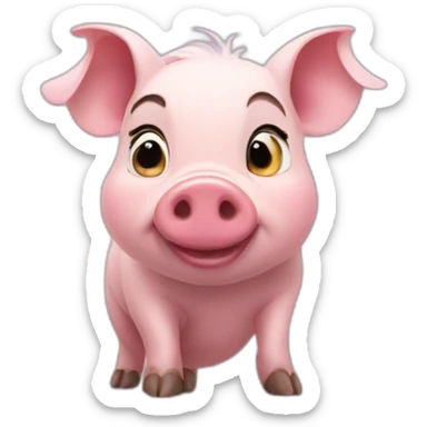 Pua pig disney sticker
