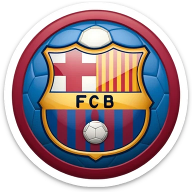 Fc Barcelona logo sticker