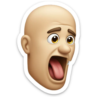 Hard Coughing sticker