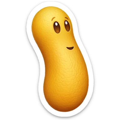 A penis with balls sticker