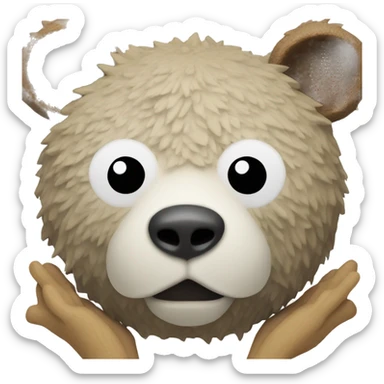 radiohead bear sticker