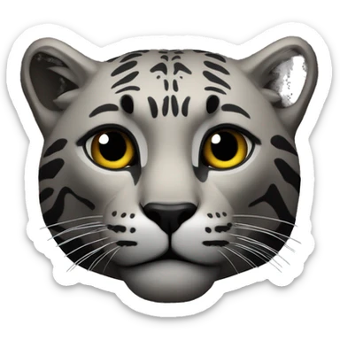 panthere noir sticker