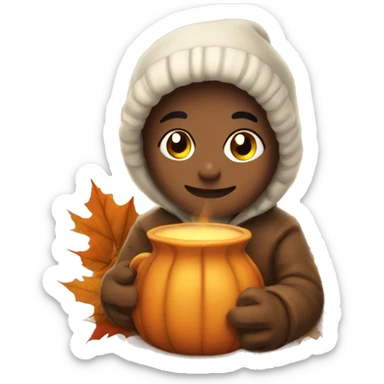 Cozy autumn  sticker