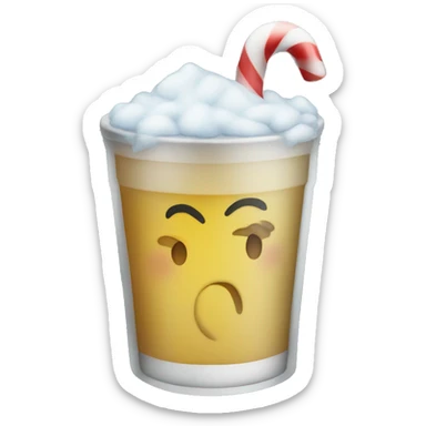 Christmas cold drink sticker