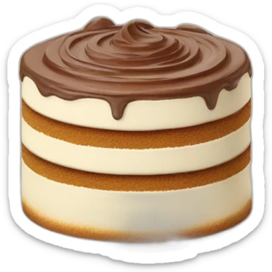tiramisu cake sticker