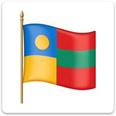 can you make an emoji about the mapuche’s flag sticker