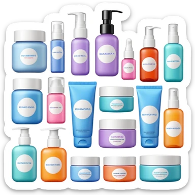 skincare sticker