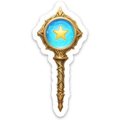 Technomancy Aether-Holy Wand (Supra-Technomancy Righteousness) sticker