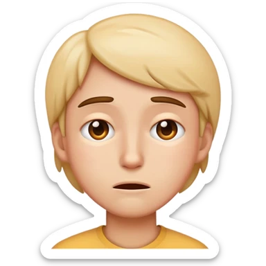 emoji cansado  sticker