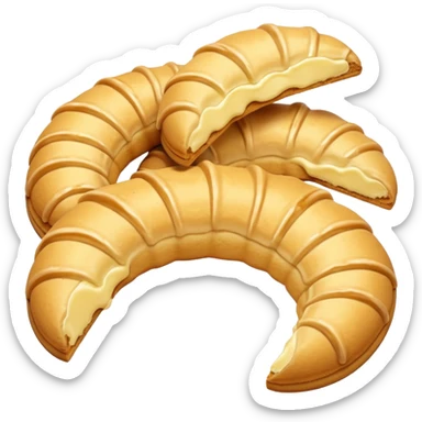 Vanilla crescent cookies sticker
