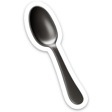 Bended spoon  sticker