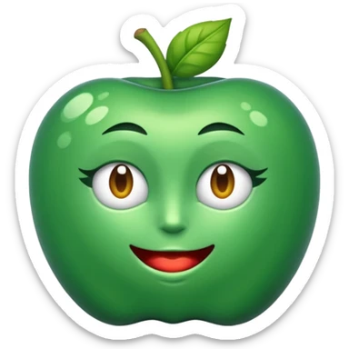 1 grano de poroto 🫘 con cara amorosa  sticker