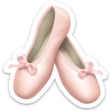 Pale pink ballet shoes sticker