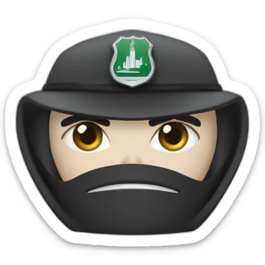 Abu dhabi police symbol sticker