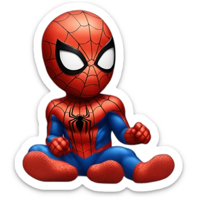 baby Spiderman sticker