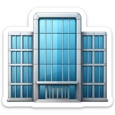 embassy building icon, no flag sticker