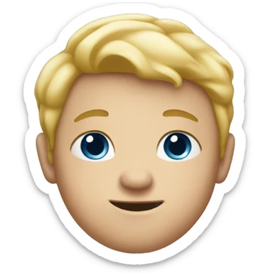 Big footed white boy sticker