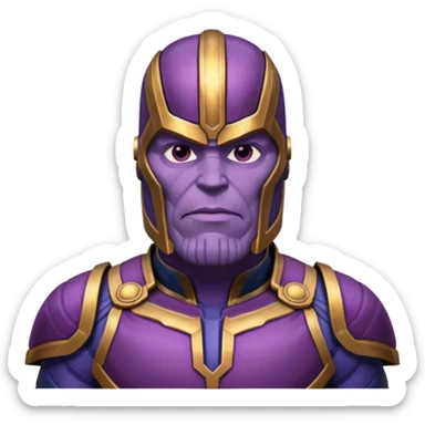 thanos vingadores sticker
