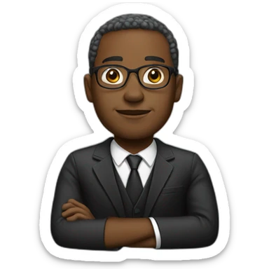 black lawyer sticker