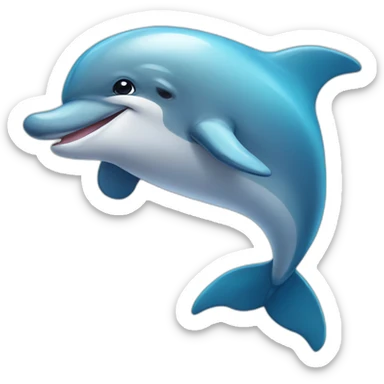 cute-dolphin sticker