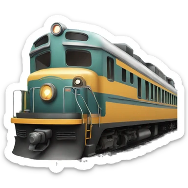old train sticker