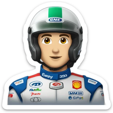 Leclerc gagne une course sticker